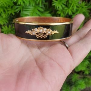 art deco enamel bracelet